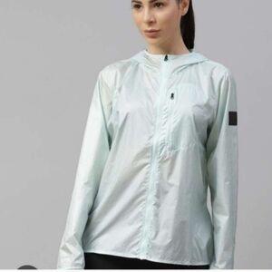 Women's Light Gray Hooded Jacket Sz S